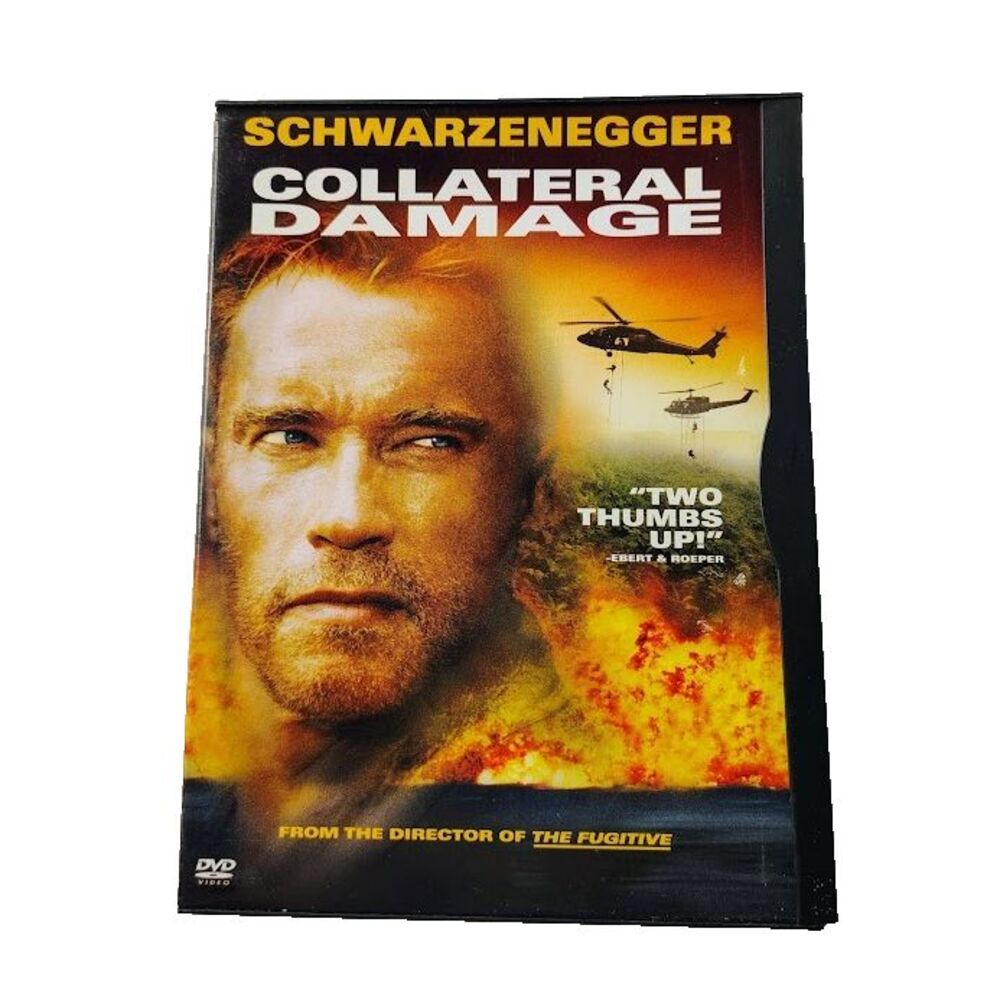 Collateral Damage DVD 2002 Movie Arnold Schwarzenegger R Action Suspense